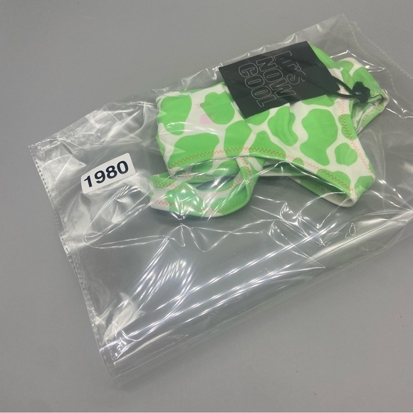 New! It’s now cool x free people 90’s crop animorf lime bikini top 1980 - Picture 8 of 8